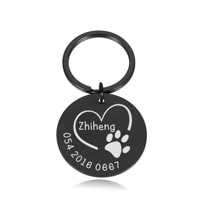 Etichetă personalizată pentru câini, gravură gratuită, etichete de identificare pentru câini, plăcuță de identificare, farfurie pentru buldog francez, accesorii anti-pierdere pentru animale de companie pentru colier de guler