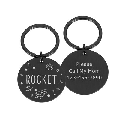 Etichetă personalizată pentru câini, gravură gratuită, etichete de identificare pentru câini, plăcuță de identificare, farfurie pentru buldog francez, accesorii anti-pierdere pentru animale de companie pentru colier de guler