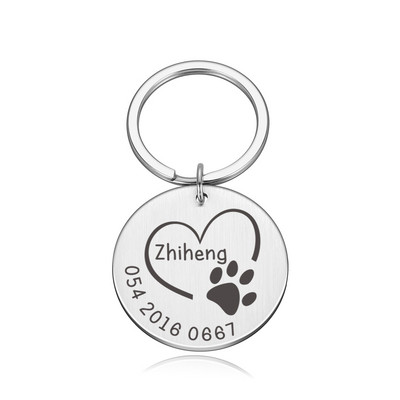 Etichetă personalizată pentru câini, gravură gratuită, etichete de identificare pentru câini, plăcuță de identificare, farfurie pentru buldog francez, accesorii anti-pierdere pentru animale de companie pentru colier de guler