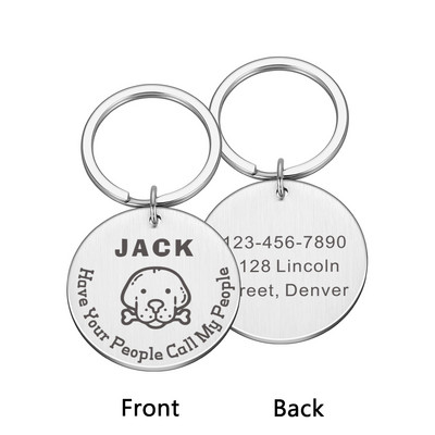 Etichetă personalizată pentru câini, gravură gratuită, etichete de identificare pentru câini, plăcuță de identificare, farfurie pentru buldog francez, accesorii anti-pierdere pentru animale de companie pentru colier de guler