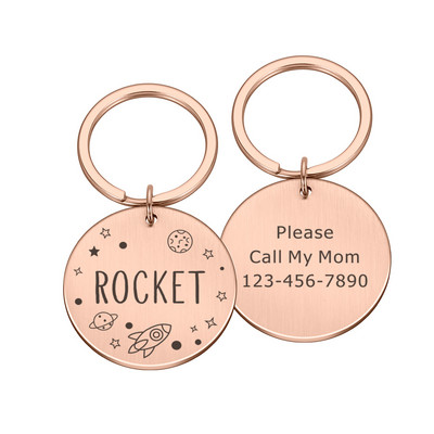 Etichetă personalizată pentru câini, gravură gratuită, etichete de identificare pentru câini, plăcuță de identificare, farfurie pentru buldog francez, accesorii anti-pierdere pentru animale de companie pentru colier de guler