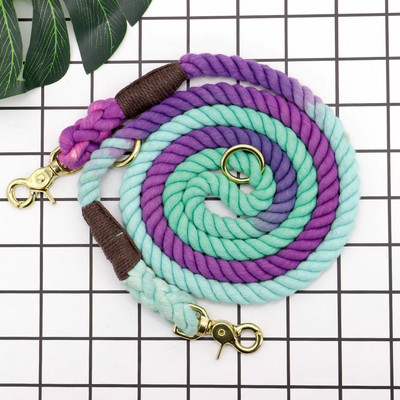 Lesă multifuncțională pentru câini din nailon Lesă pentru câine de companie Leabă de antrenament pentru mers pisici Câini Lesă Curea Cureaua lungă pentru câini Frânghie Durabilă 6 ft