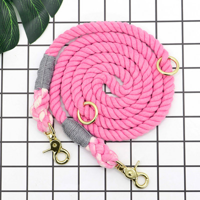 Lesă multifuncțională pentru câini din nailon Lesă pentru câine de companie Leabă de antrenament pentru mers pisici Câini Lesă Curea Cureaua lungă pentru câini Frânghie Durabilă 6 ft