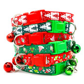 Jõulud lemmikloomade kikilips uusaasta koera kaelarihm kikilips Turvalukk ruuduline jõulukaelakee elastne reguleeritav kassi kaelarihm kutsikale