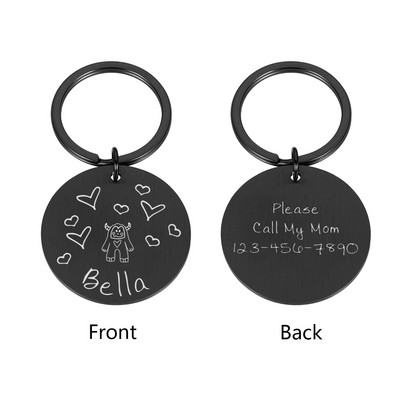 Etichetă de identificare pentru câini de companie, gravată gratuit, etichetă de identificare pentru câini de companie, pandantiv personalizat, etichete cu nume anti-pierdere, etichetă de identificare pentru monstru de pisică, accesorii pentru guler pentru