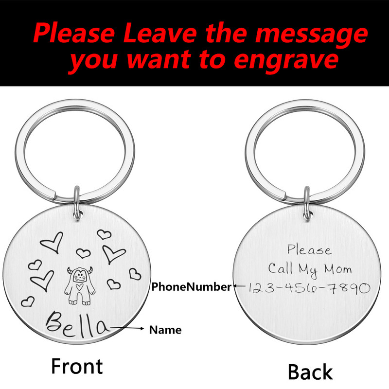 Etichetă de identificare pentru câini de companie, gravată gratuit, etichetă de identificare pentru câini de companie, pandantiv personalizat, etichete cu nume anti-pierdere, etichetă de identificare pentru monstru de pisică, accesorii pentru guler pentru 