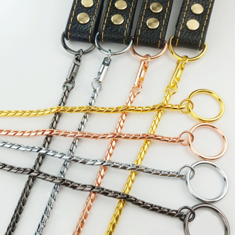 Kućni ljubimac P lančani pas Jednodijelni povodac Vanjski hodanje PU i bakreno uže za vuču Natjecateljski P-lanac Korektivno kontrolno uže