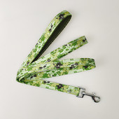 Lesă pentru câini din nailon reflectorizant 3 culori 2 mărimi 2 cm lățime Lesă puternică pentru câini cu mâner căptușit confortabil