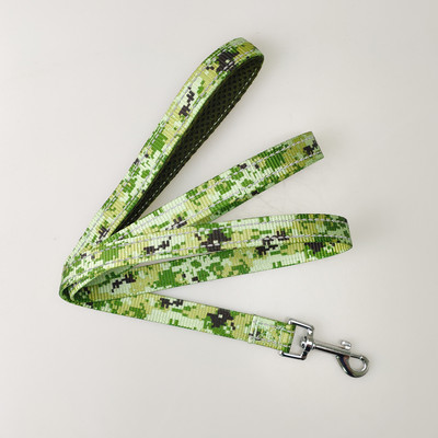 Lesă pentru câini din nailon reflectorizant 3 culori 2 mărimi 2 cm lățime Lesă puternică pentru câini cu mâner căptușit confortabil