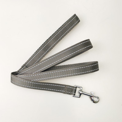 Lesă pentru câini din nailon reflectorizant 3 culori 2 mărimi 2 cm lățime Lesă puternică pentru câini cu mâner căptușit confortabil