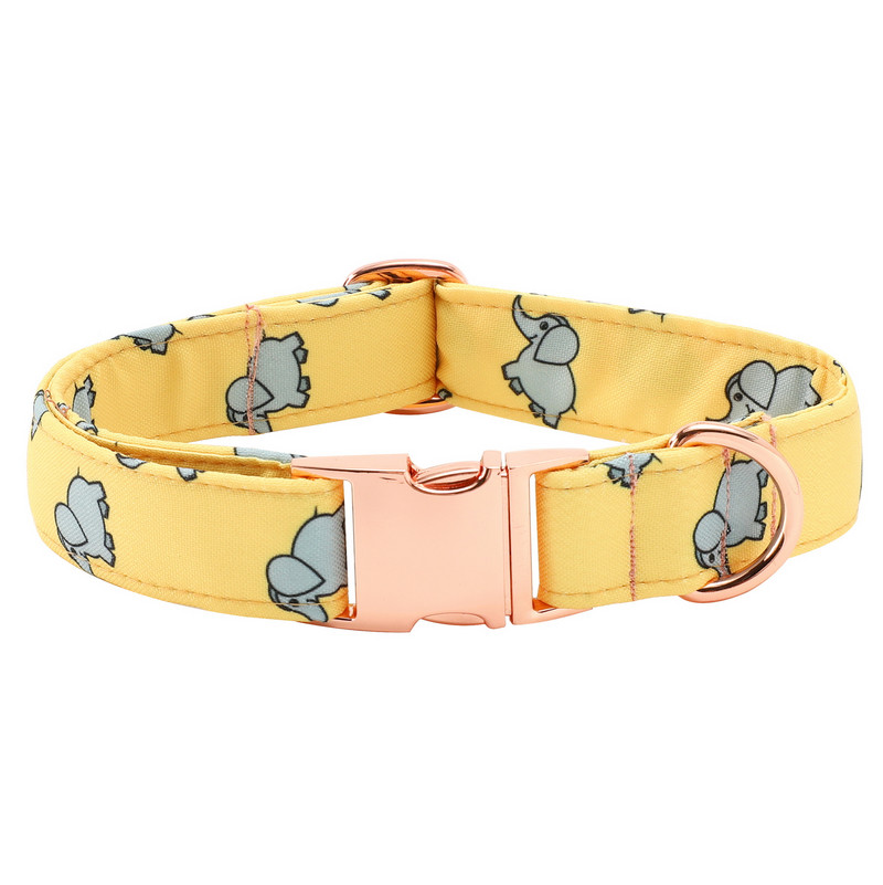 Guler personalizat pentru câini Set centură cu fundătură, elefant mediu, catifea, mărime, guler pentru câine ID personalizat pentru câine de companie