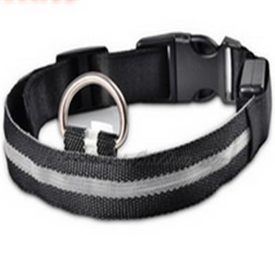 Najlonska LED ogrlica za pse, noćna sigurnosna bljeskalica koja svijetli u mraku povodac za pse, svjetleće fluorescentne ogrlice za pse, pribor za kućne ljubimce