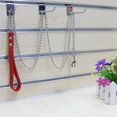 Μικρή, μεσαία μεγάλη αλυσίδα σκύλου Anti Bite Μεταλλική αλυσίδα για σκύλο, Μόλυβδος λαβής, Δερμάτινη σιδερένια αλυσίδα PU