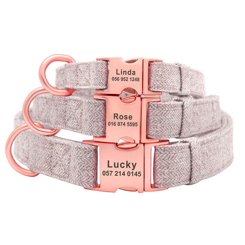 Isikupärastatud koera kaelarihm kutsika lemmiklooma kaelarihmad prantsuse buldogi kaelarihmad kohandatud ID silt Tasuta graveeritud väikestele keskmistele suurtele koertele