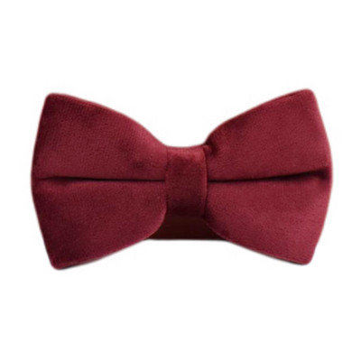 Set guler și lesă pentru câini din catifea vin roșu pentru câini mari Plăcuță de identificare gravată personalizată Articole pentru animale de companie Lesă pentru câini Velvet07