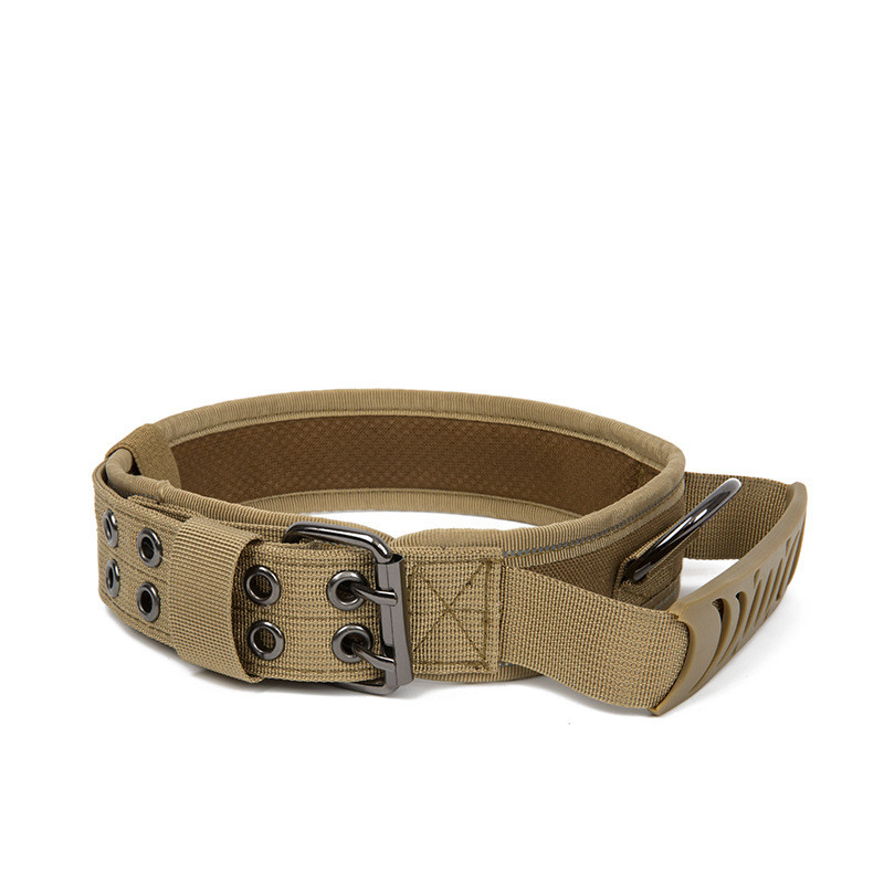 Ανθεκτικό Τακτικό Κολάρο Σκύλου Εξατομικευμένο Ρυθμιζόμενο Νάιλον Στρατιωτικό Κολάρο κατοικίδιων για μεσαίου μεγέθους σκύλους Αντιεκρηκτικό γιακά σκύλου