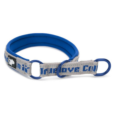 Guler pentru câini din neopren Truelove, nailon, 3M, cu lanț reflectorizant, pentru câini de companie mici, mijlocii mari, cățeluș, moale, reglabil, portocaliu