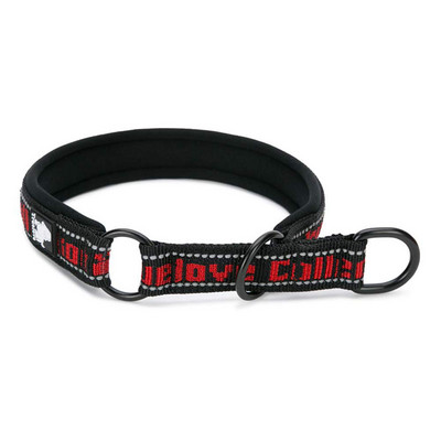 Guler pentru câini din neopren Truelove, nailon, 3M, cu lanț reflectorizant, pentru câini de companie mici, mijlocii mari, cățeluș, moale, reglabil, portocaliu