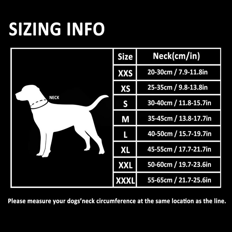 Guler pentru câini din neopren Truelove, nailon, 3M, cu lanț reflectorizant, pentru câini de companie mici, mijlocii mari, cățeluș, moale, reglabil, portocaliu