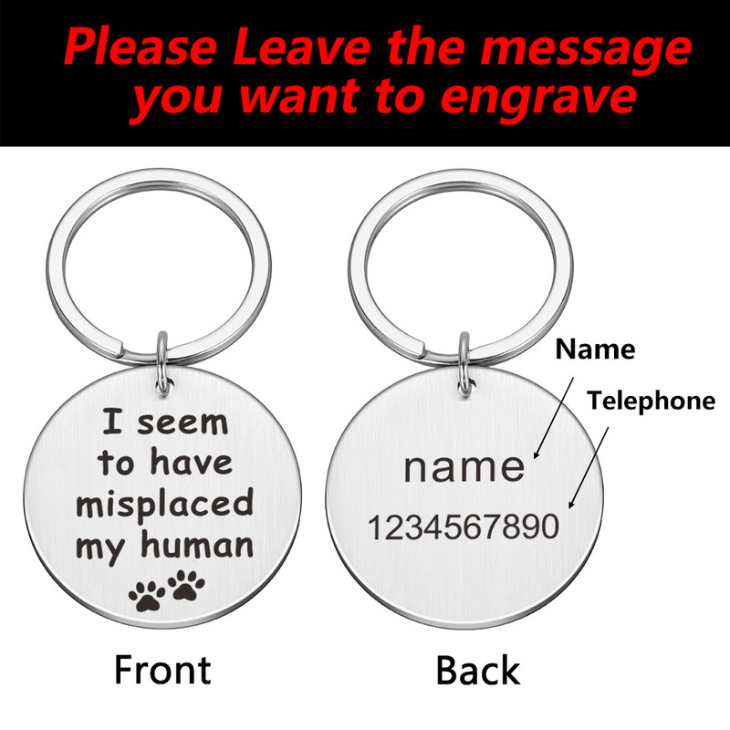 Etichetă personalizată pentru câini, gravată personalizată pentru cățeluș, etichete de identificare pentru guler, din oțel inoxidabil, accesorii pentru animale de companie pentru câini de talie mică, magazin de animale de companie