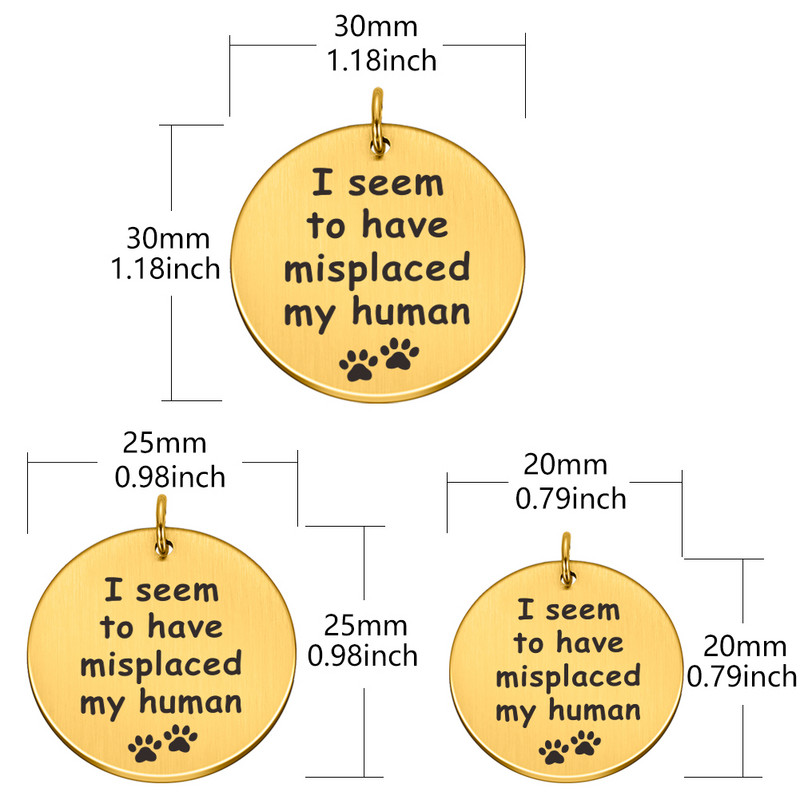 Etichetă personalizată pentru câini, gravată personalizată pentru cățeluș, etichete de identificare pentru guler, din oțel inoxidabil, accesorii pentru animale de companie pentru câini de talie mică, magazin de animale de companie