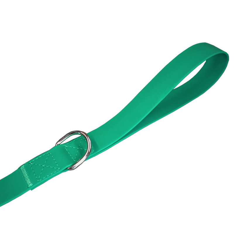 Pvc Λουρί σκύλου Περιτύλιγμα Λαστιχένιο Ιμάντο Αδιάβροχο 150cm Λουρί σκύλου Σιλικόνη με δακτύλιο D & Μεταλλικό στερέωμα για περπάτημα και εκπαίδευση σκύλων