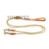 dva u jednom konop za vuču za pse protiv zapetljanja odvojiva goveđa koža mali medo srednji veliki povodac za pse dodaci za kućne ljubimce