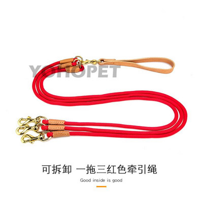 dva u jednom konop za vuču za pse protiv zapetljanja odvojiva goveđa koža mali medo srednji veliki povodac za pse dodaci za kućne ljubimce