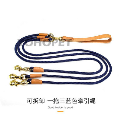 dva u jednom konop za vuču za pse protiv zapetljanja odvojiva goveđa koža mali medo srednji veliki povodac za pse dodaci za kućne ljubimce