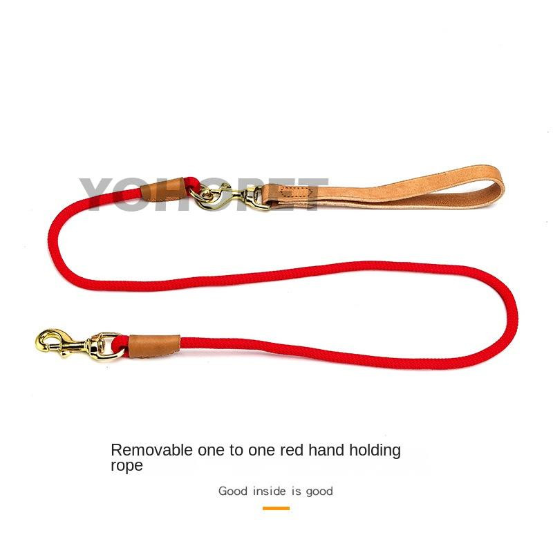 dva u jednom konop za vuču za pse protiv zapetljanja odvojiva goveđa koža mali medo srednji veliki povodac za pse dodaci za kućne ljubimce