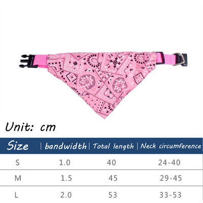 Ρυθμιζόμενη πετσέτα για κατοικίδια χαριτωμένα κουτάβια γάτα με τριγωνικό κολάρο Σκυλιά με στάμπα μαντήλι λουριά γιακά Κασκόλ λαιμού σκύλου με δαχτυλίδια D