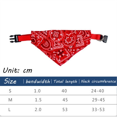 Ρυθμιζόμενη πετσέτα για κατοικίδια χαριτωμένα κουτάβια γάτα με τριγωνικό κολάρο Σκυλιά με στάμπα μαντήλι λουριά γιακά Κασκόλ λαιμού σκύλου με δαχτυλίδια D