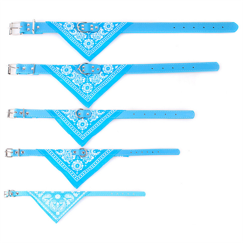 Ρυθμιζόμενη πετσέτα για κατοικίδια χαριτωμένα κουτάβια γάτα με τριγωνικό κολάρο Σκυλιά με στάμπα μαντήλι λουριά γιακά Κασκόλ λαιμού σκύλου με δαχτυλίδια D