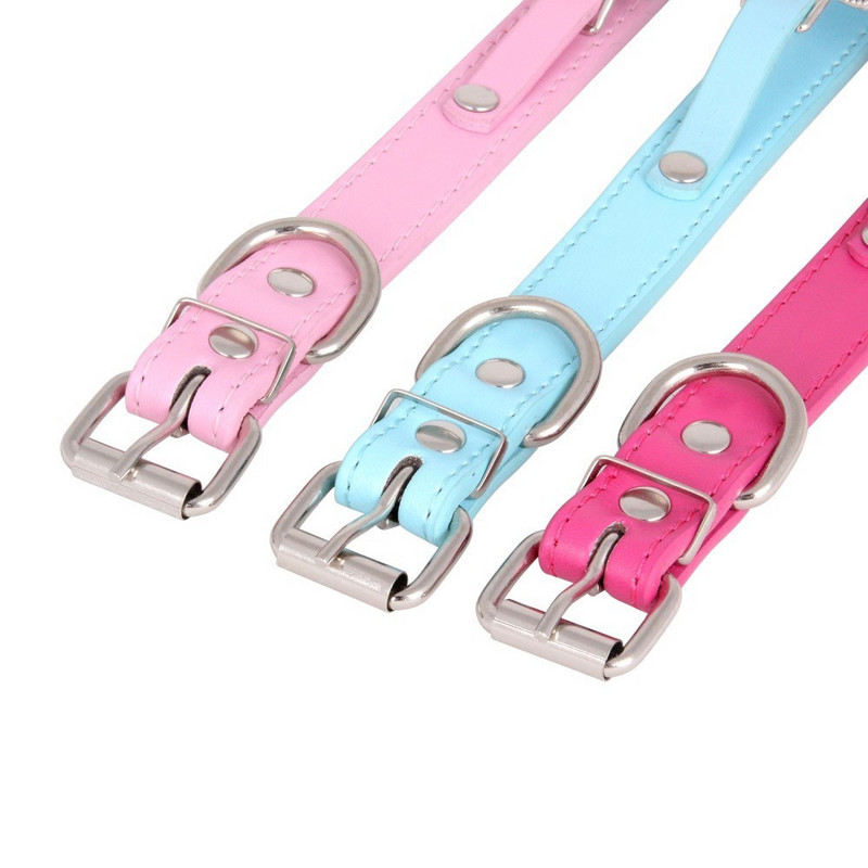 Guler de câine din piele PU pentru animale de companie, pisică, pentru câine, cu strasuri, cu fundă, pentru cățeluș, pentru mic, mediu, mai mare, curea de gât pentru câine Chihuahua Teddy XS/S/M/L