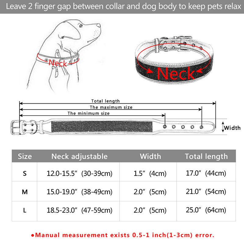 Guler cu strasuri pentru câini Colier lat reflectorizant pentru câini Accesorii de cristal colorate pentru câini mici și mari Pitbull
