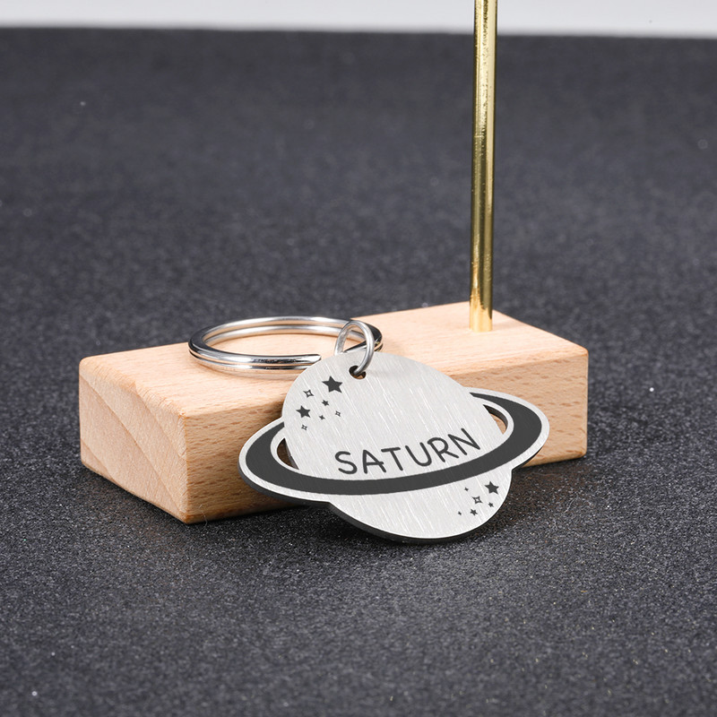 Etichete de identificare pentru animale de companie Accesorii pentru zgarda pentru animale de companie Planetă Pisică Etichete de nume pentru câini Etichetă de identificare personalizată Pandantiv Personalizat Gravat gratuit Anti-pierdere