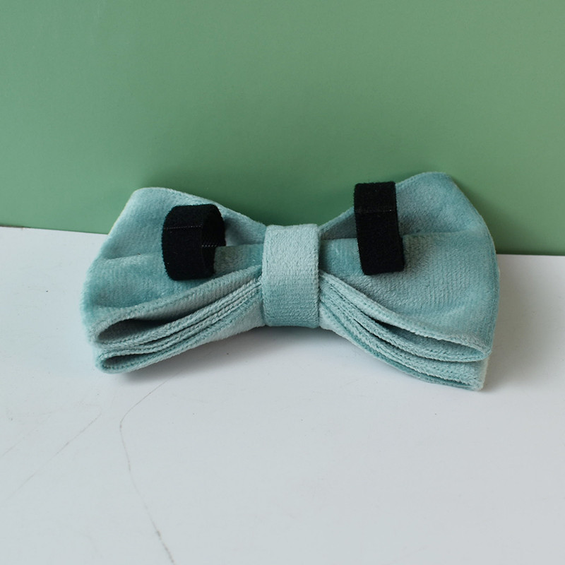 Πράσινο κολάρο, εξατομικευμένο βελούδινο ύφασμα ποιότητας για μικρό, μεσαίο μεγάλο σκύλο, προσαρμοσμένα μεταλλικά εξαρτήματα φανελέτα κατοικίδιων αξεσουάρ29