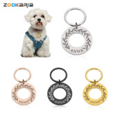 Etichetă de identificare pentru animale de companie Breloc personalizat pentru pisică pentru câine Nume de identificare pentru animal de companie gravat pentru pisică, cățeluș, etichetă pentru guleră, breloc cu pandantiv, accesorii pentru animale de compan