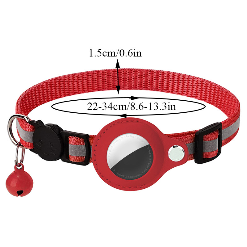 Guler de urmărire pentru animale de companie, Airtag pentru câini, Tracker pentru locație, guler de protecție pentru mânecă pentru animale de companie.