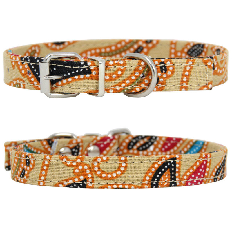 Zgarda pentru câini în stil boem nou, strat dublu, stil etnic colorat, lesă pentru câini mici, mijlocii mari, accesorii