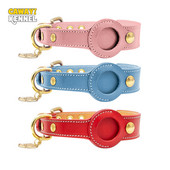 CAWAYI KENNEL Δερμάτινο κολάρο σκυλιών για μικρομεσαίους σκύλους Αξεσουάρ αερόσημου για σχεδιαστές μόδας κατοικίδιων σκύλων Ρυθμιζόμενο κολάρο Perro