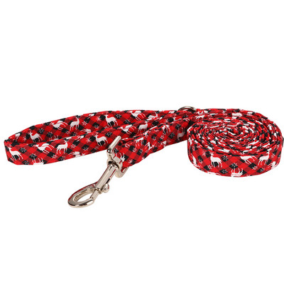 Stil unic labele personalizate de Crăciun pentru câine guler cu fundă roșu carouri căprioară guler cățeluș flori guler câine mare mijlociu mic câine