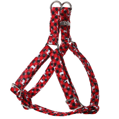 Stil unic labele personalizate de Crăciun pentru câine guler cu fundă roșu carouri căprioară guler cățeluș flori guler câine mare mijlociu mic câine