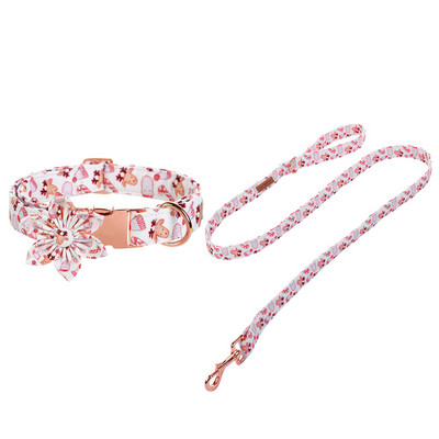 Guler de câine de Crăciun personalizat cu labele în stil unic cu fundă Guler de câine de Moș Crăciun Colier drăguț pentru cățeluș pentru câine mare, mijlociu mic