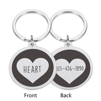 Νέο σχέδιο Δωρεάν χαραγμένες ετικέτες ταυτότητας για σκύλους κατοικίδιων ζώων Εξατομικευμένες ετικέτες γατάκι από ανοξείδωτο ατσάλι για γάτες Σκύλοι Κολάρο για κουτάβι Όνομα ταυτότητας αξεσουάρ ετικέτας