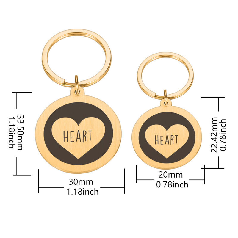 Νέο σχέδιο Δωρεάν χαραγμένες ετικέτες ταυτότητας για σκύλους κατοικίδιων ζώων Εξατομικευμένες ετικέτες γατάκι από ανοξείδωτο ατσάλι για γάτες Σκύλοι Κολάρο για κουτάβι Όνομα ταυτότητας αξεσουάρ ετικέτας