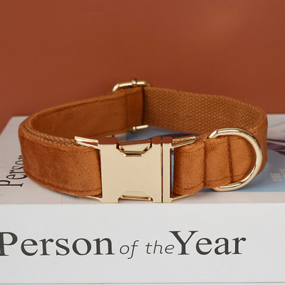 Koera kaelarihm, graveeritud nime ID reguleeritav väikesele keskmisele suurele koerale chihuahua pitbull Yorkshire terjer Malta flannelette 21