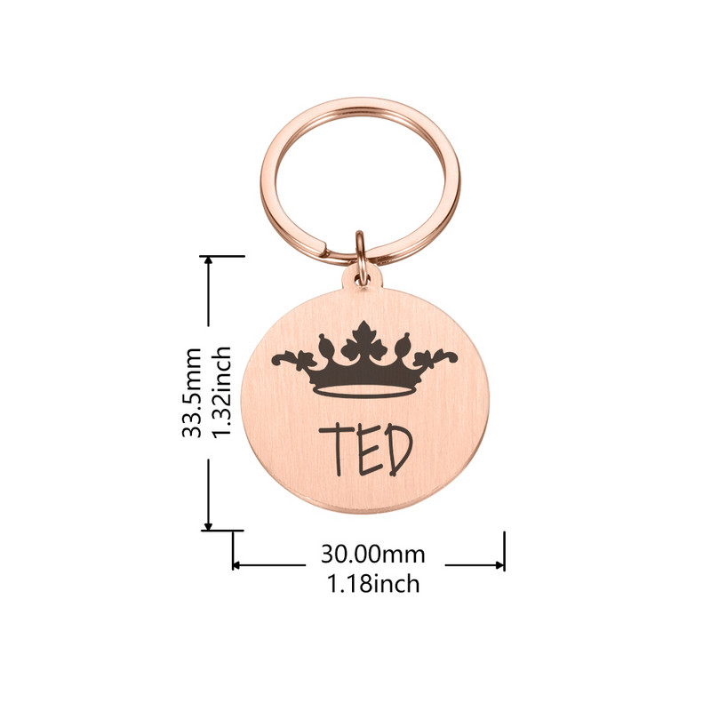 Ετικέτες ταυτότητας για σκύλους κατοικίδιων ζώων Αξεσουάρ κολάρου γάτας Διακόσμηση ταυτότητας κατοικίδιων ετικέτες σκύλου Κολάρες από ανοξείδωτο χάλυβα Ετικέτα γάτας Προσαρμοσμένη ετικέτα Δωρεάν Χαρακτική