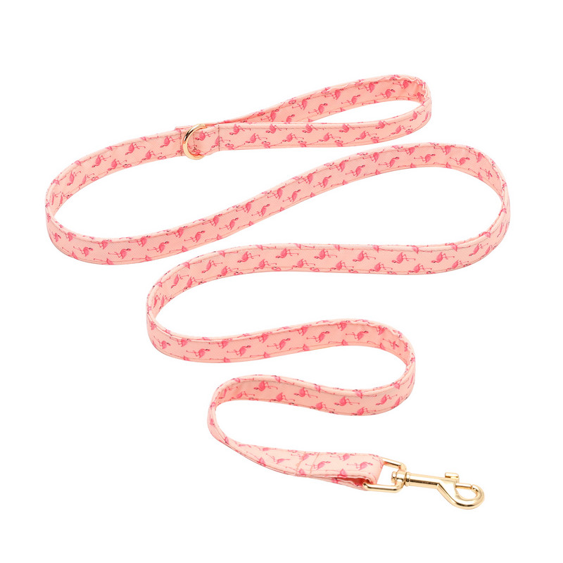 Εξατομικευμένο σετ ζώνης με παπιγιόν για κολάρο σκύλου Μεσαίο μέγεθος ζώνης Flamingo βελούδινο γιακά σκύλου Προσαρμοσμένο αναγνωριστικό σκύλου για κατοικίδιο