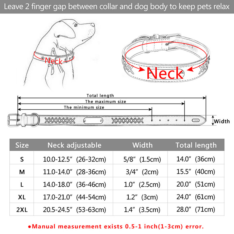 Rhinestone Δερμάτινα κολάρα σκυλιών Εξατομικευμένο κολάρο για σκύλους κατοικίδιων ζώων Προσαρμοσμένη ετικέτα ταυτότητας χαραγμένο όνομα Τηλέφωνο για μικρά μεσαία σκυλιά μπουλντόγκ